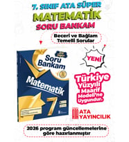 7. Sınıf Matematik Ata Süper Soru Bankam Yeni