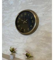 İhtişam Eskitme 40 Cm Metal Duvar Saati (Standart)