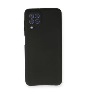 Samsung Galaxy A22 Kılıf First Silikon - Siyah