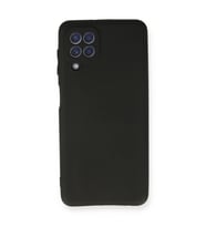 Samsung Galaxy A22 Kılıf First Silikon - Siyah