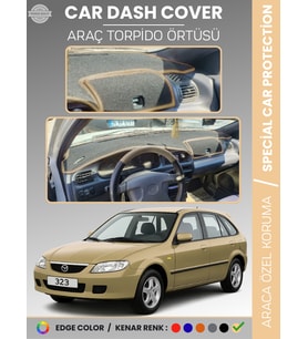 MAZDA 323 BJ HATCHBACK KAPAKLI (1998-2003) Torpido Örtüsü Panel Koruma Torpido Koruma Tam Uyum