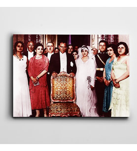 Atatürk Davette Kanvas Tablo