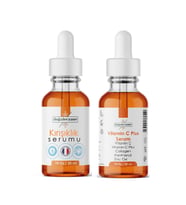 Yaşlanma Karşıtı Kırışıklık Serumu + Vitamin C Plus Serum 60 ml