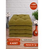 SİLİKONLU FİTİLLİ SANDALYE MİNDERİ
