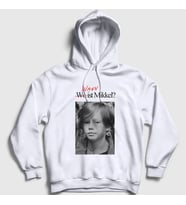 Presmono Unisex Beyaz Wann Wo Ist Mikkel Dizi Dark Kapüşonlu Sweatshirt 535557tt