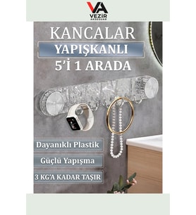Çok Amaçlı Askılık Banyo Mutfak Dolap İçin Pratik Askı