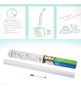 Silinebilir Kalemli Sticker Duvara Yapışabilen Yazı Tahtası 60x200 cm (5343)