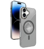 iPhone 16 Stella PC Sert Magsafe Kılıf - Siyah