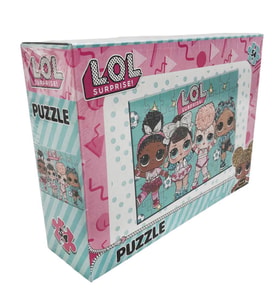 Laço Kids LOL 54 Parça Puzzle LOL7895, Çocuklar İçin Eğlenceli Puzzle