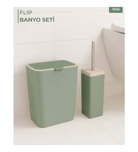 FLIP 2Lİ BANYO SETİ YEŞİL -100395
