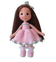 Pudra Pembe Fatoş Amigurumi Organik Oyuncak
