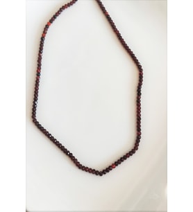 3 MM LAL GRANAT GARNET DOĞALTAŞ KOLYE