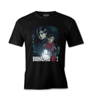 Resident Evil - Biohazard 2 Siyah Erkek Tshirt