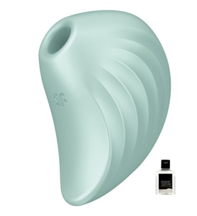Pearl Diver Klitoris Emici Güçlü Titreşimli Çift Motorlu Air Pulse Vibratör+Jel
