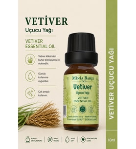 Vetiver Uçucu Yağı – 10 ml Saf ve Katkısız Bitkisel Uçucu Yağ
