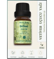 Vetiver Uçucu Yağı, %100 Saf, 10 Ml