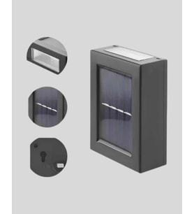 6 Led Güneş Enerjili Sensörlü Lamba – Akıllı Işık Sensörlü, Enerji Tasarruflu Bahçe Aydınlatma