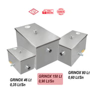 GRINOX 150 Lt Paslanmaz Yağ Ayırıcı Lamella Seperatör Teknolojisi (Silver)