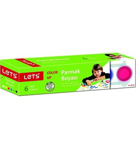 Lets 6 Renk 25Mg Parmak Boyası L-5500