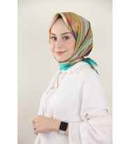 Mint Sensitive Twill İpek Eşarp 4