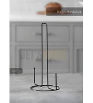 Kağıt Havluluk Paslanmaz Peçetelik Çelik Banyo Havluluk Düzenleyici Siyah