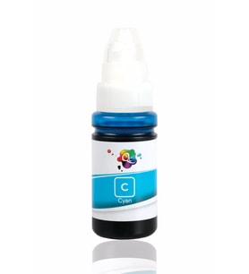 QC Canon Pixma G3400 Yazıcı Uyumlu Kartuş Mürekkebi   Pro Serisi 70ml C Dye Mavi