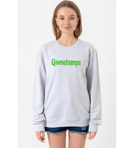 Goosebumps Lettern Grimelanj Kadın 2ip Sweatshirt
