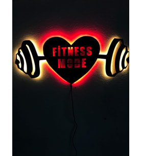 Fitness Mode Led Işıklı Tablo