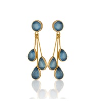 Kadir Jewellery 22 Ayar Altın Kaplama Vintage Küpe -El İşçiliği Ve Hipoalerjenik Küpe