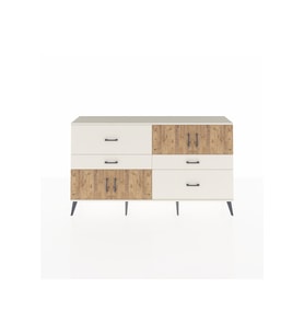 Arges Konsol 2 Raflı 4 Çekmeceli 4 Kapaklı 176x30x99 Aytaşı-Çam/Aytaşı