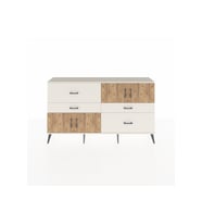 Arges Konsol 2 Raflı 4 Çekmeceli 4 Kapaklı 176x30x99 Aytaşı-Çam/Aytaşı