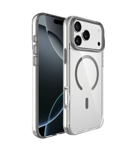 Apple iPhone 17 Pro Max Kılıf M-safe Şarj Özellikli Airbagli Kamera Standlı Zore Azor Kapak