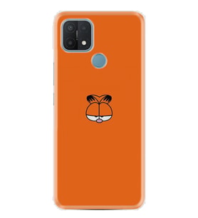Oppo A15S Kılıf Silikon Desen Özel Seri Garfi 1733