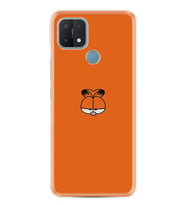 Oppo A15S Kılıf Silikon Desen Özel Seri Garfi 1733
