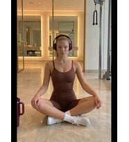 Night Kadın Havuz Yaka Esnek Dikişsiz Body