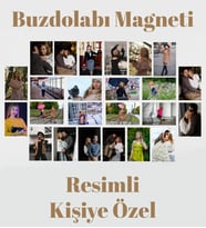27 adet Fotoğraflı Resimli Buzdolabı Magnetii (6x9cm)