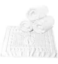 48 Adet Otel Banyo Ayak Havlusu %100 Pamuk 250 Gram 50×70 Cm