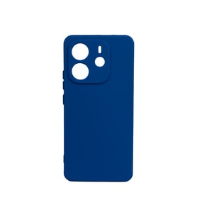 Redmi Note 14 4G Kılıf Lüx Kamera Koruma Çıkıntılı Soft Silikon (Mavi)