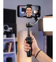 3 Eksen Telefon Gimbal Stabilizer Video Sabitleyici Vlog Çekim Atı