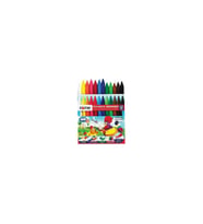 Fatih Mum Pastel Boya Polymer Crayons Kısa 12 Renk Mum Pastel Boya (Karışık)
