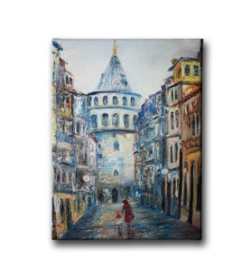 Galata Yağlı Boya Kanvas Tablo YBD102