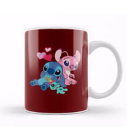 Lilo And Stitch Stitch & Angel Kupa Bardak Porselen