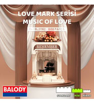 Balody Music of Love – Love Mark Serisi (BL21162) – Mini Blok Yapı Oyuncakları Seti (Krem)