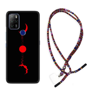 Omix X300 X500 X400 X600 X700 Kılıf Boyun Asklı Rasta Silikon Red Moon 1710