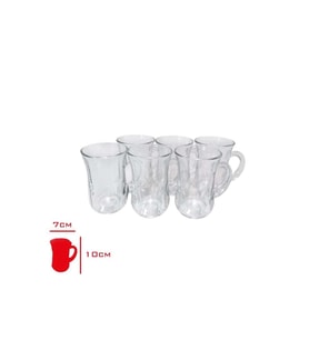 Bardak Kulplu 6 Li Istikane Mug Royaleks-81674