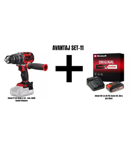 Einhell Set-11 (Einhell TP-CD 18/60 Li-i BL Akülü Darbeli Vidalama+18V 2,5 Ah Akü & Şarj Cihazı)