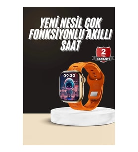 Mey İthalat® Akıllı Saat Android ve İOS Uyumlu Plastik Kordon Yeni Nesil