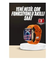 Mey İthalat® Akıllı Saat Android ve İOS Uyumlu Plastik Kordon Yeni Nesil