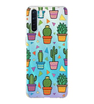 PrintiFy Oppo A91  ile Uyumlu 1mm Slim Fit Water Color 4 Baskılı Şeffaf  Kılıf