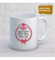 Kişiye Özel İsim Yazılabilir Anneler Günün Kutlu Olsun Kızın Kupa Bardak